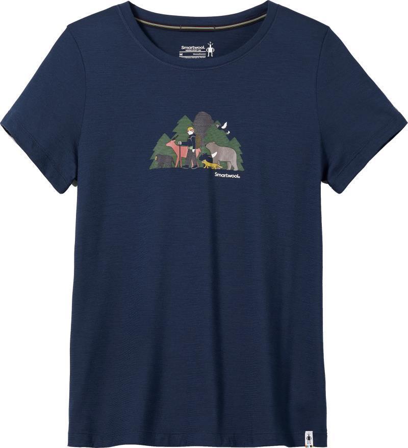 Merino (150) Manual for All Graphic Tee - Womens - Deep Navy 1