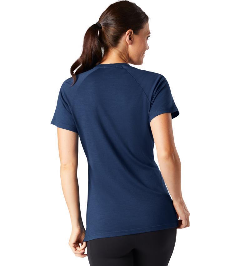Merino 150 Plant-Based Dye Baselayer SS - Womens - indigo blue 1