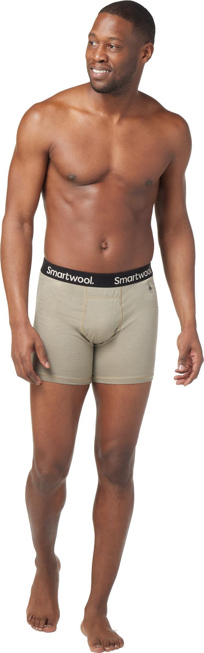 Merino (150) Plant-Based Dye Boxer Brief - Mens - light flint wash 1