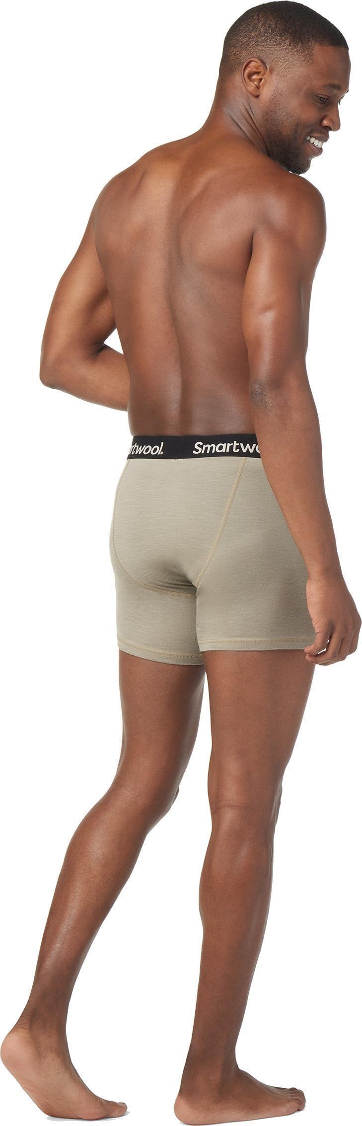 Merino (150) Plant-Based Dye Boxer Brief - Mens - light flint wash 1