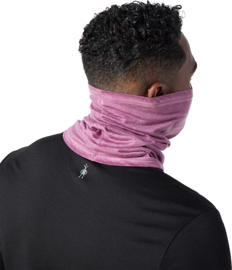 Merino (150) Plant-Based Dye Neck Gaiter - Summer Sound Purple Wash 3