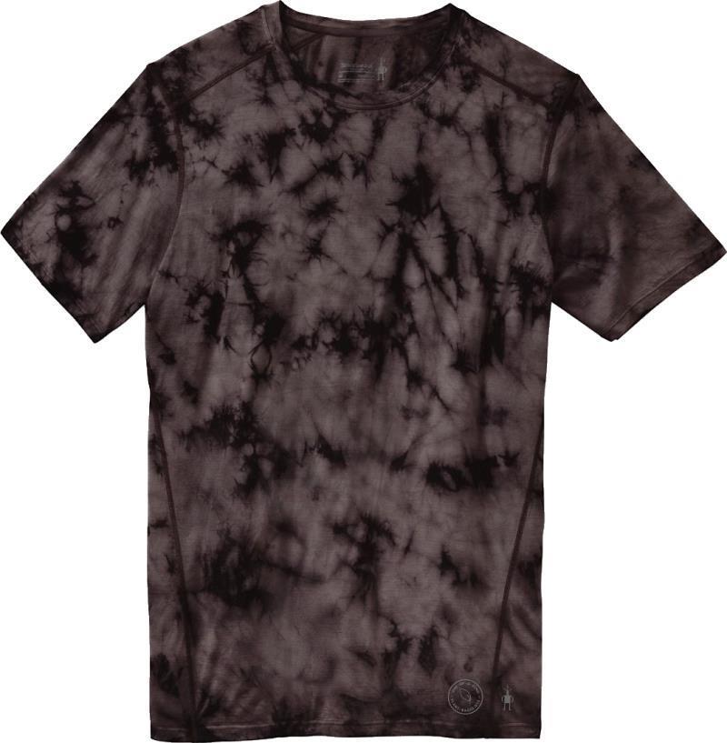 Merino 150 Plant-Based Dye  Baselayer SS - Mens - black marble wash 1
