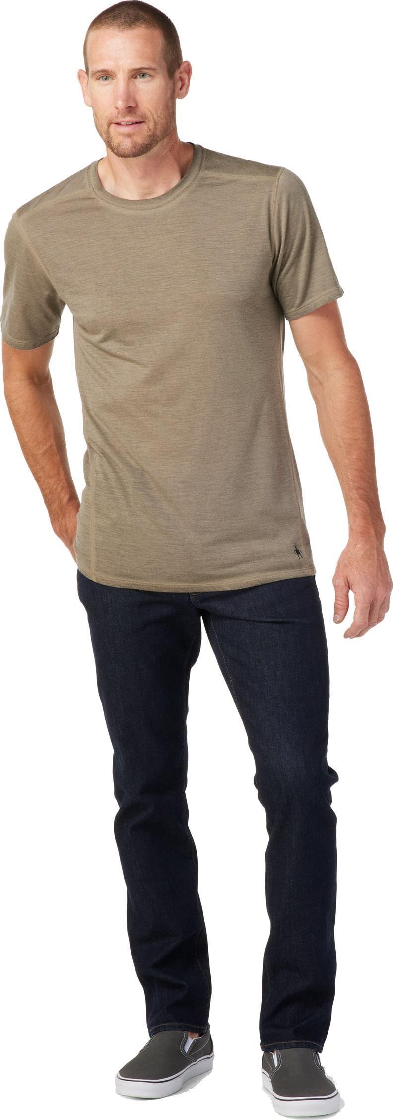 Merino 150 Plant-Based Dye  Baselayer SS - Mens - light flint wash 1