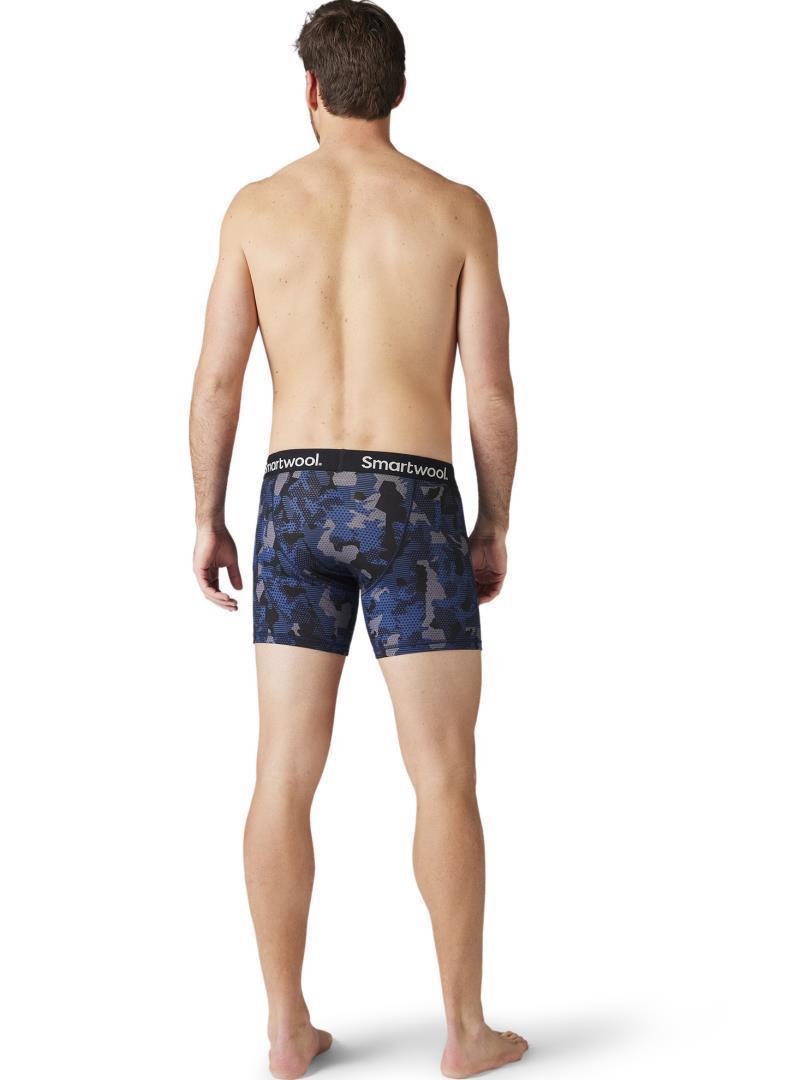 Merino (150) Print Boxer Brief - Mens - Dark Denim Camo Print 3