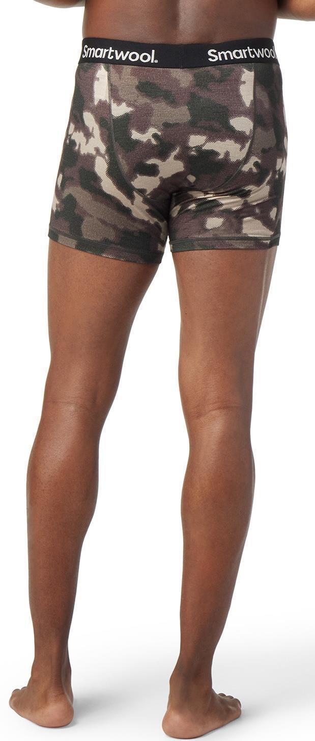 Merino (150) Print Boxer Brief - Mens - Dune Blurred Camo Print 3