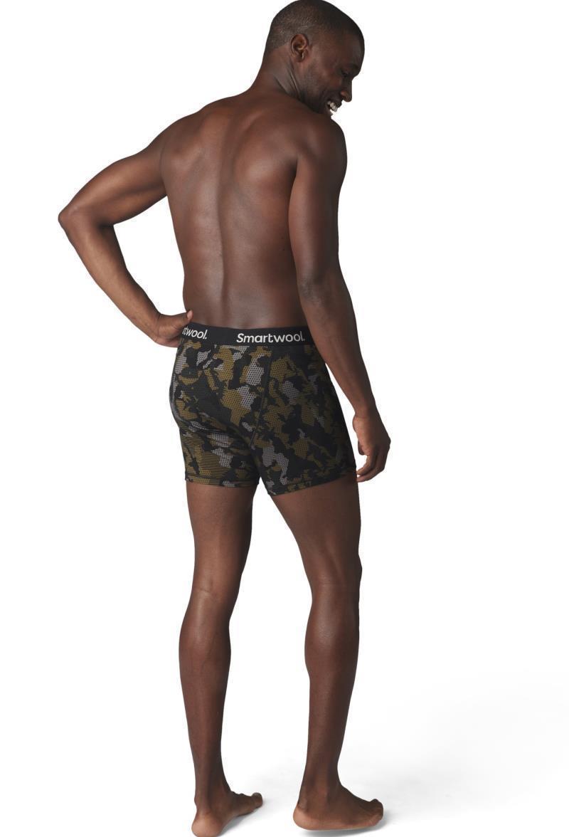 Merino (150) Print Boxer Brief - Mens - Military Olive Camo Print 3