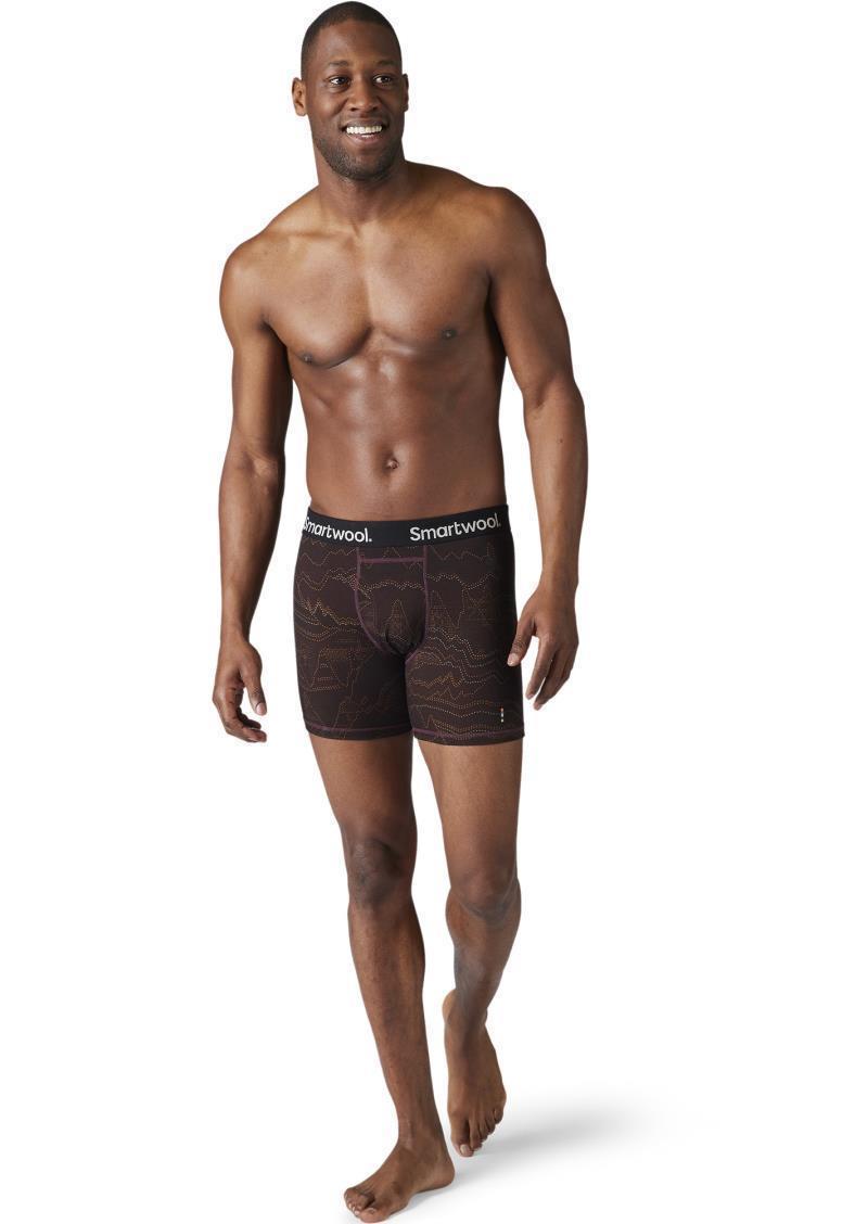 Merino (150) Print Boxer Brief - Mens - Woodsmoke Digital Summit Print 2