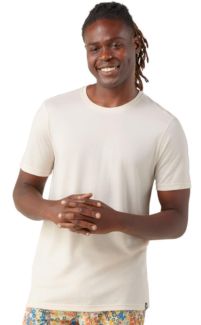Merino (150) SS Tee - Mens - Almond Heather 2