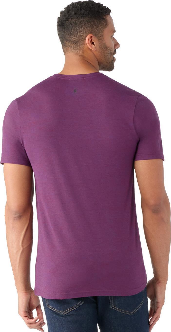 Merino (150) SS Tee - Mens - Purple Iris Heather 3