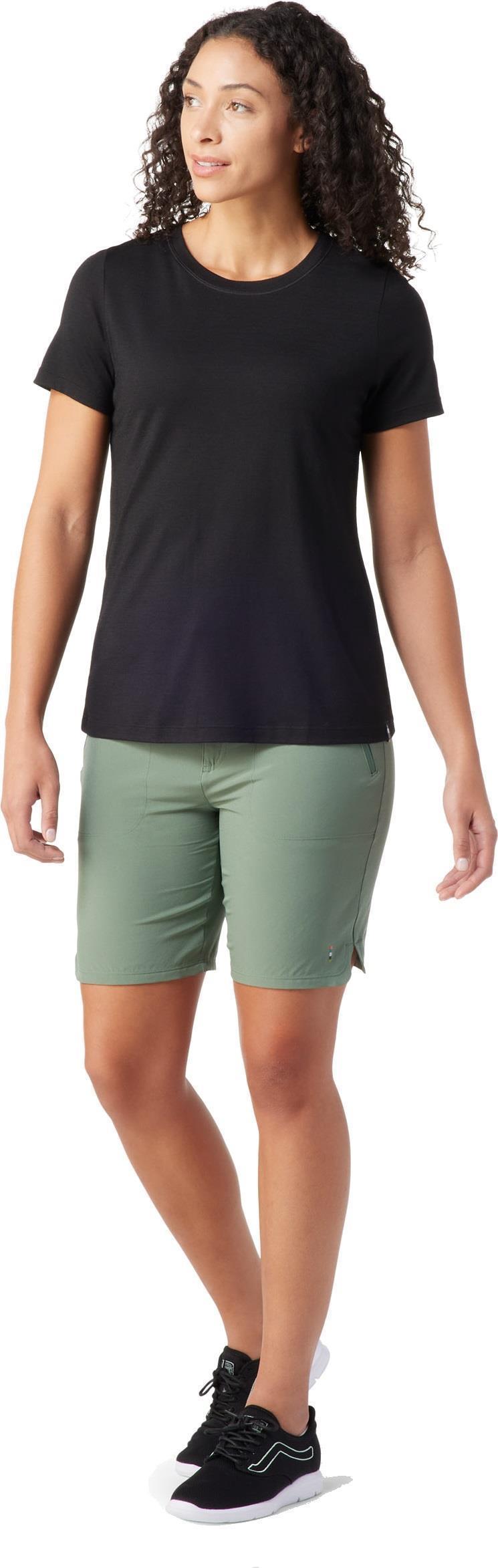 Merino (150) SS Tee - Womens - Black 2