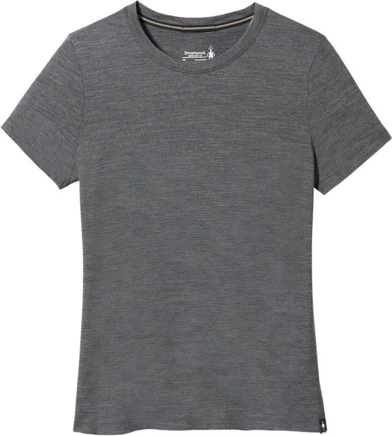 Merino (150) SS Tee - Womens - Charcoal Heather 1