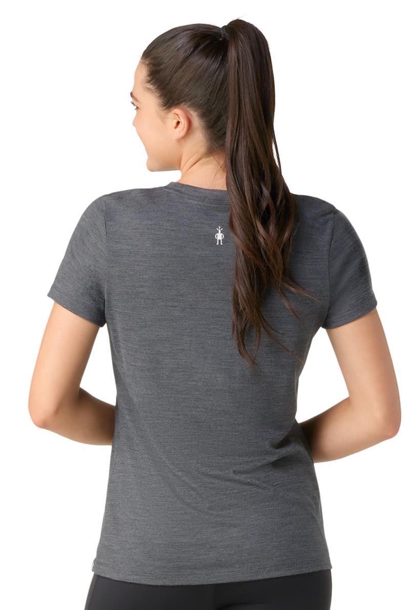 Merino (150) SS Tee - Womens - Charcoal Heather 3