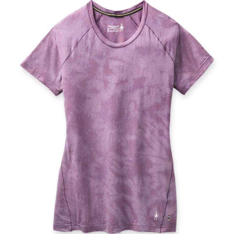 Merino (150) SS Tee - Womens - dusk marble wash 1