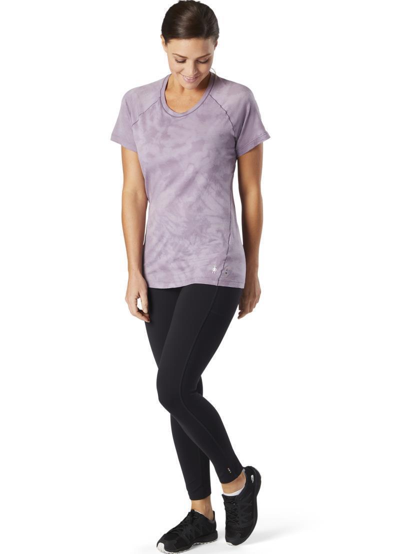 Merino (150) SS Tee - Womens - dusk marble wash 1