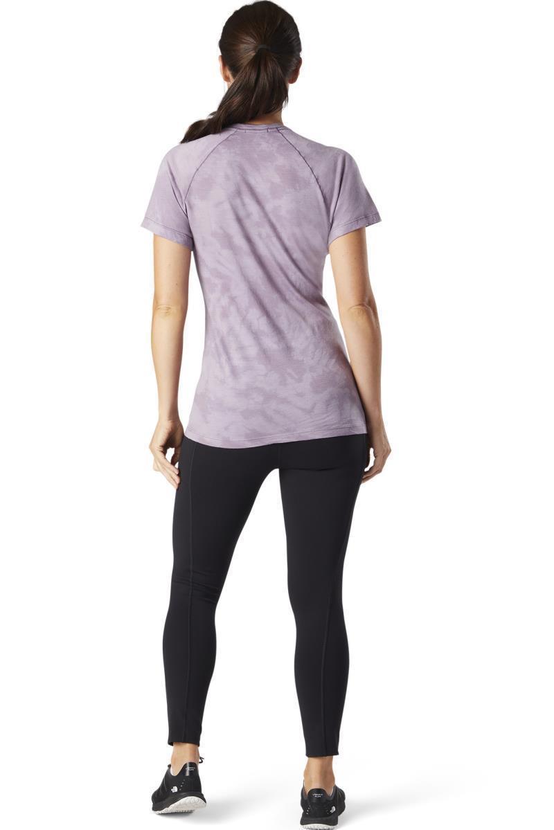 Merino (150) SS Tee - Womens - dusk marble wash 1