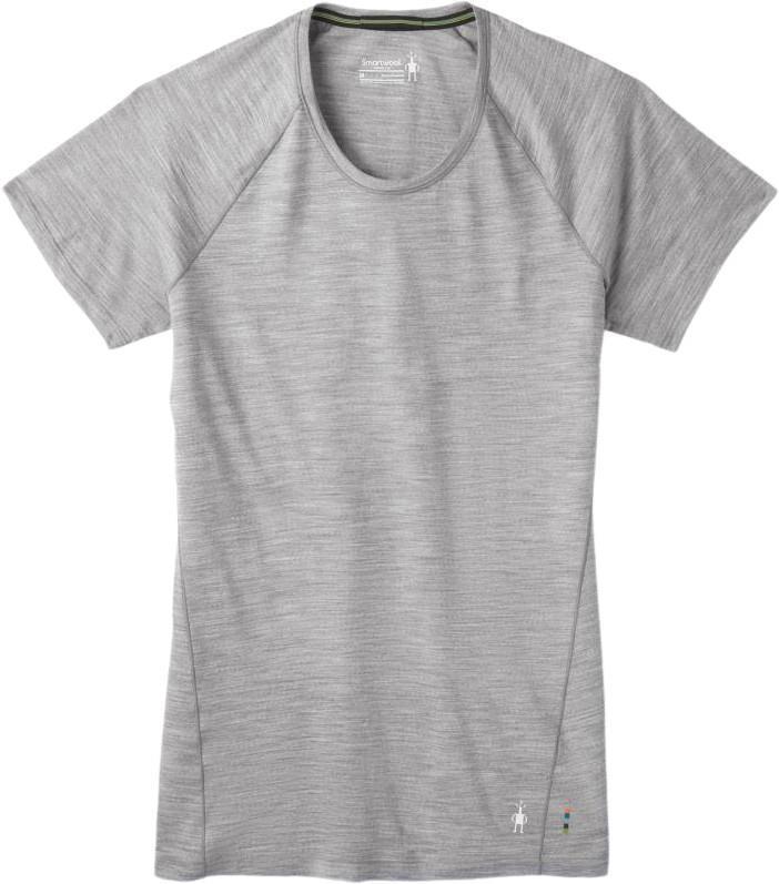 Merino (150) SS Tee - Womens - light gray heather 1