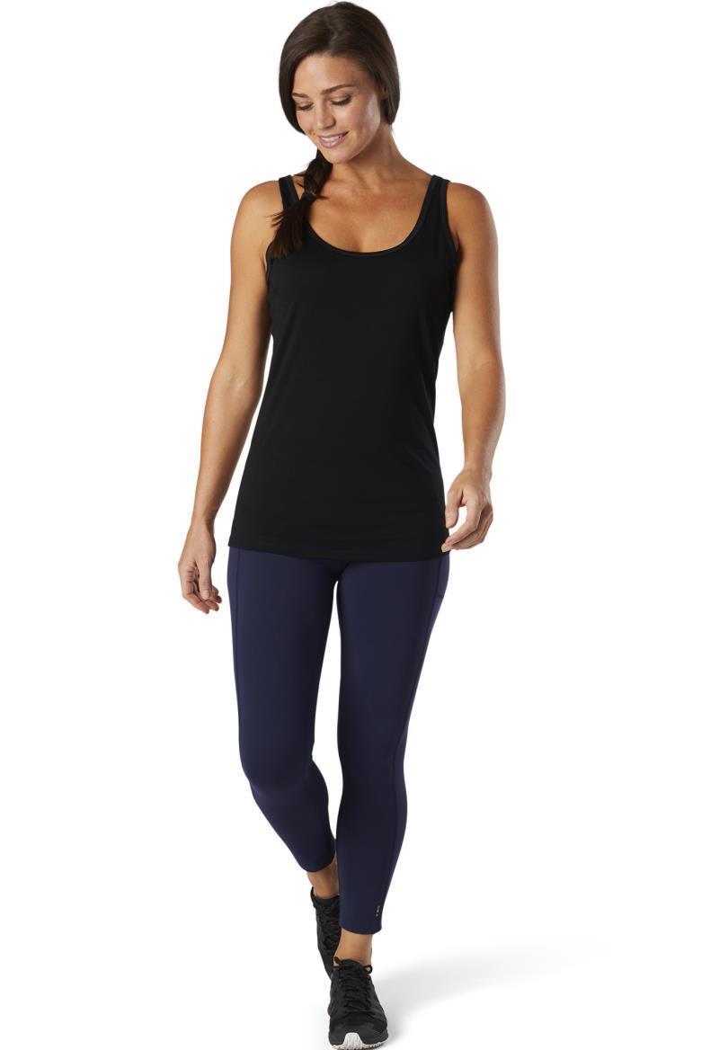 Merino (150) Tank - Womens - Black 2