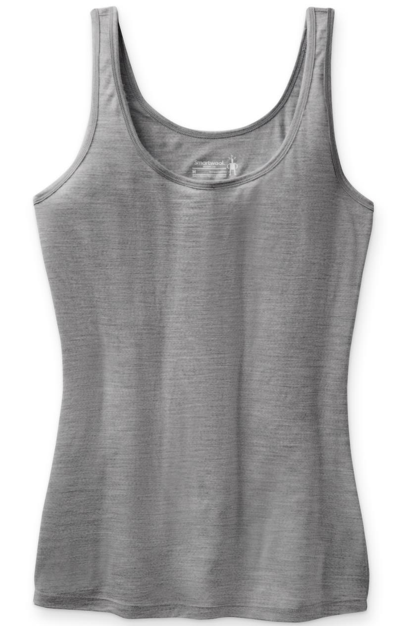 Merino 150 Tank - Womens - Light Gray Heather 1