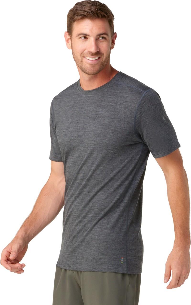 Merino 155 SS Tee - Mens - iron heather 1
