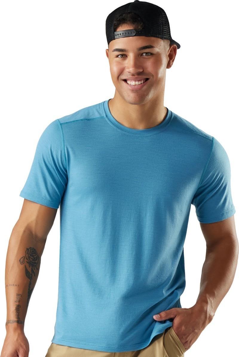 Merino 155 SS Tee - Mens - mineral blue 1