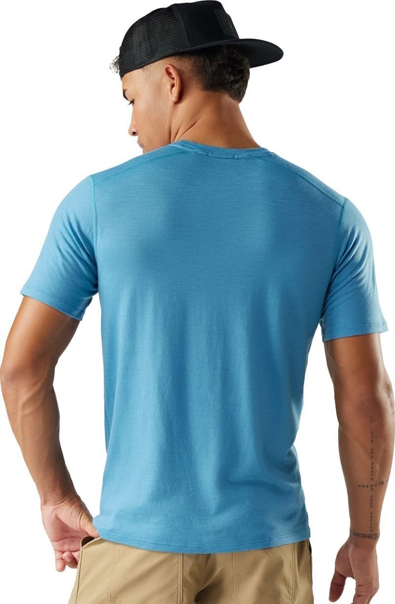 Merino 155 SS Tee - Mens - mineral blue 1