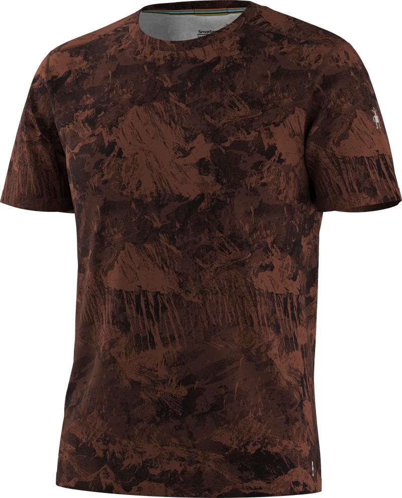 Merino 155 SS Tee - Mens - sable brown mountain 1
