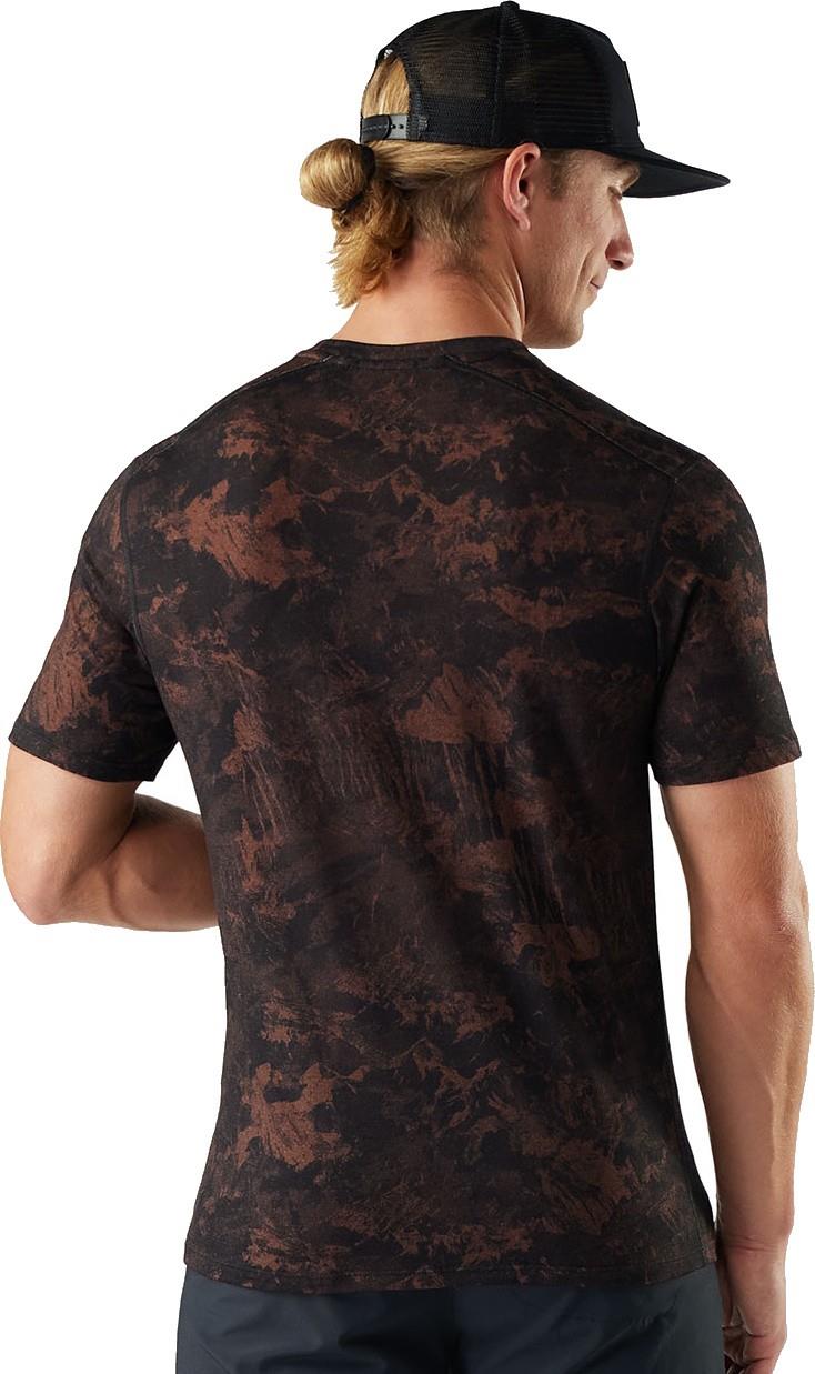 Merino 155 SS Tee - Mens - sable brown mountain 1