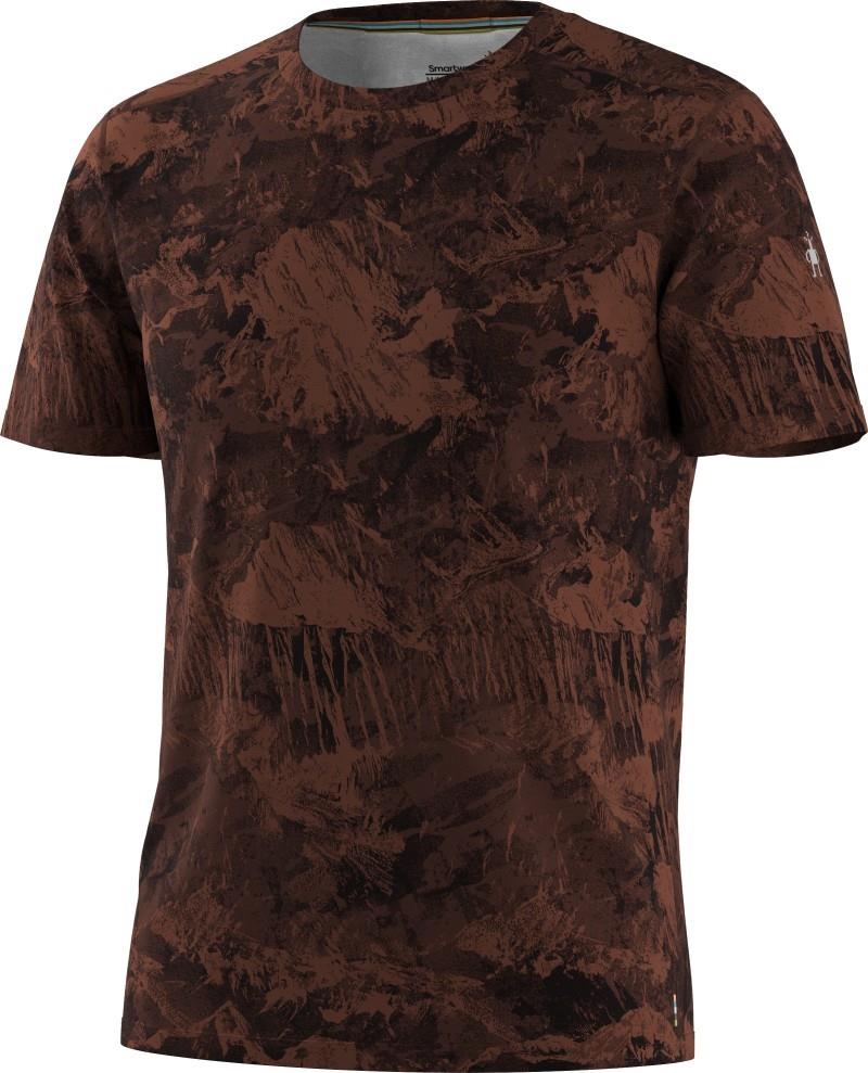 Merino 155 SS Tee - Mens - sable brown mountain 1