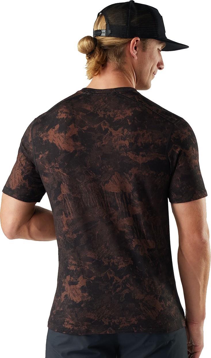 Merino 155 SS Tee - Mens - sable brown mountain 1