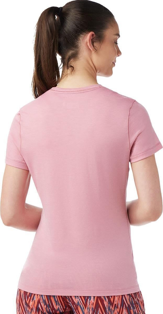 Merino 155 SS Tee - Womens - faded rose 1