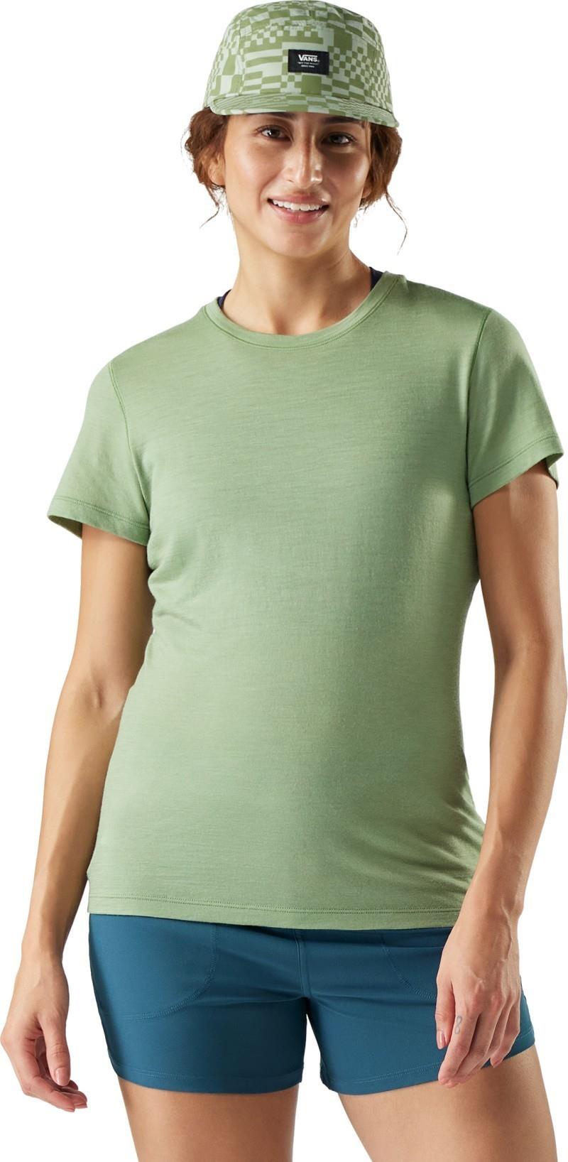 Merino 155 SS Tee - Womens - green tea 1