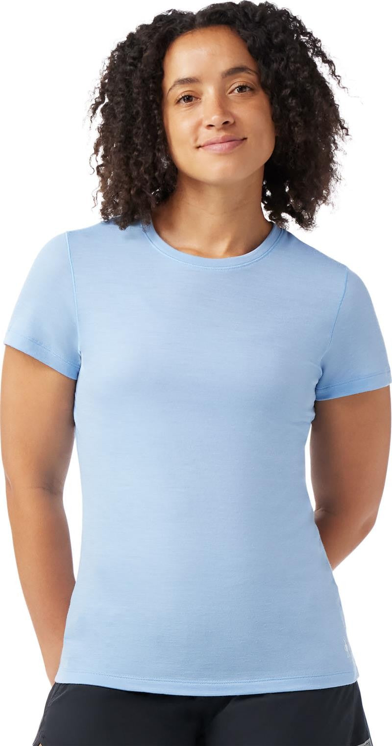 Merino 155 SS Tee - Womens - serene blue 1