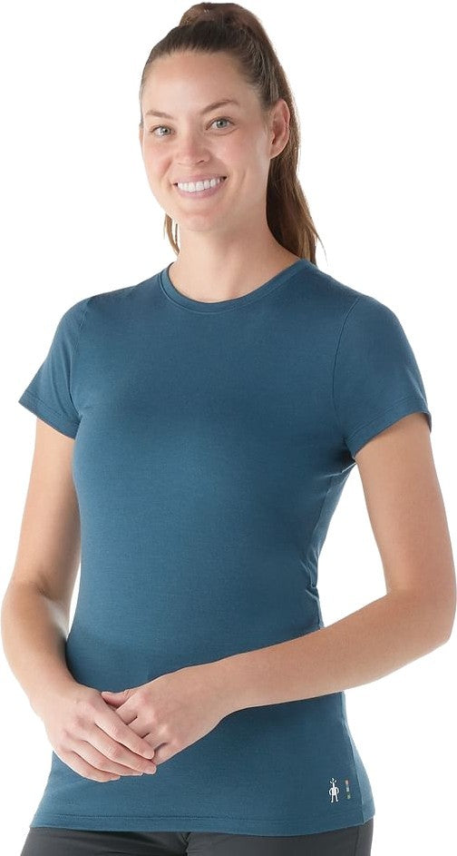 Merino 155 SS Tee - Womens - twilight blue 1