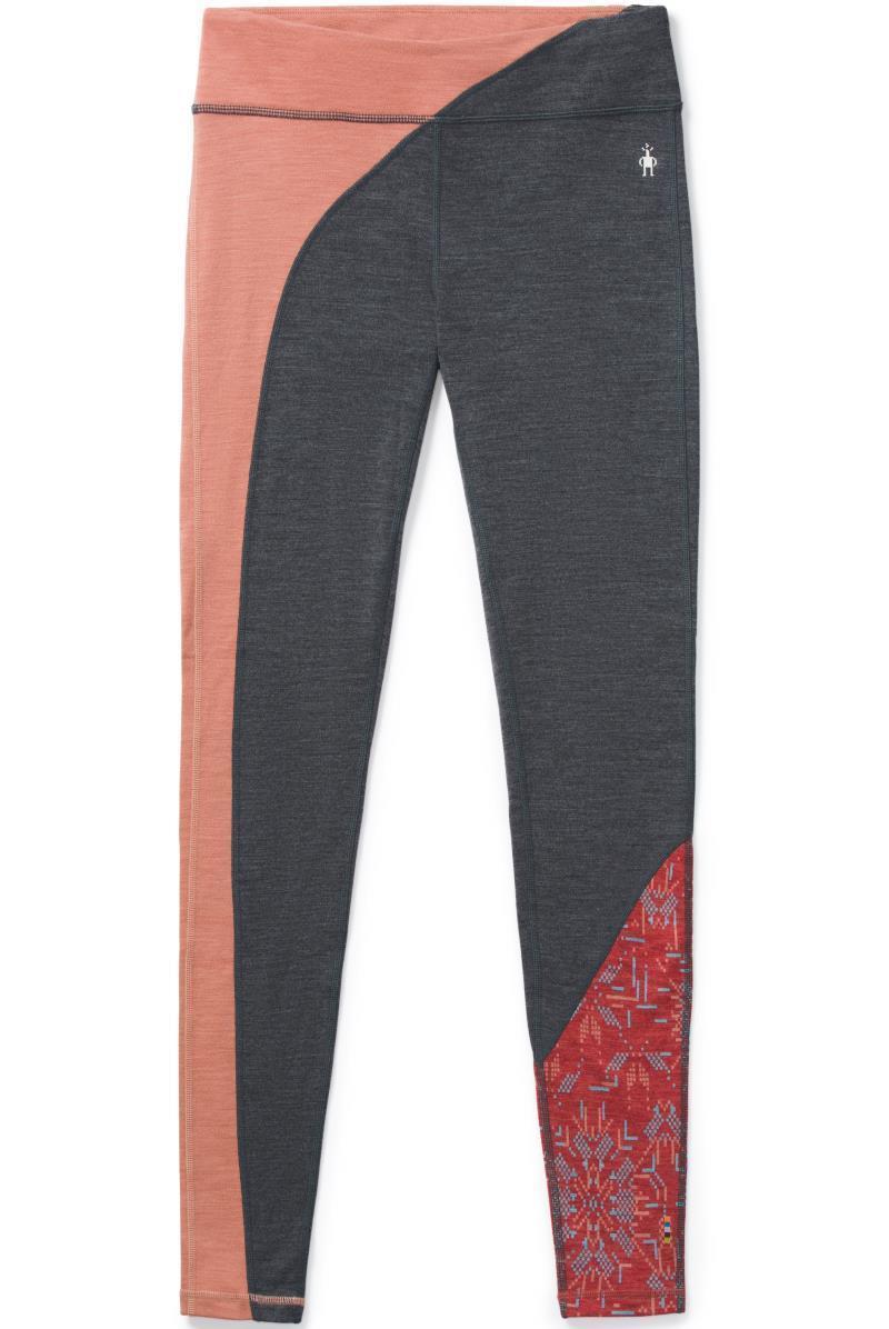 Merino 250 Baselayer Colorblock Bottoms - Womens - canyon rose heather 1