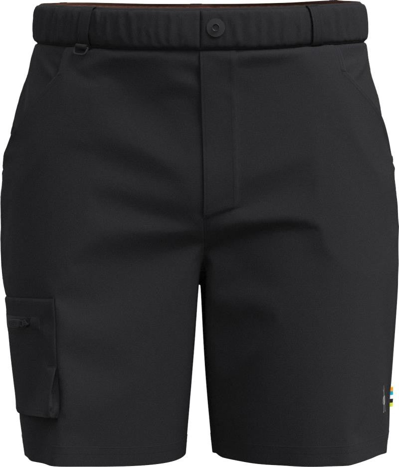 Merino Cargo Hike Shorts, 7" Inseam - Mens - black 1