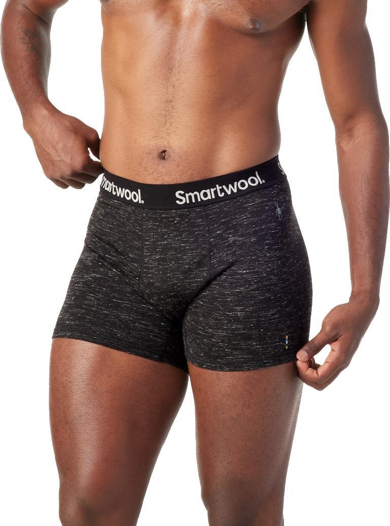 Merino Hemp Blend Boxer Brief - Mens - Black Heather 2