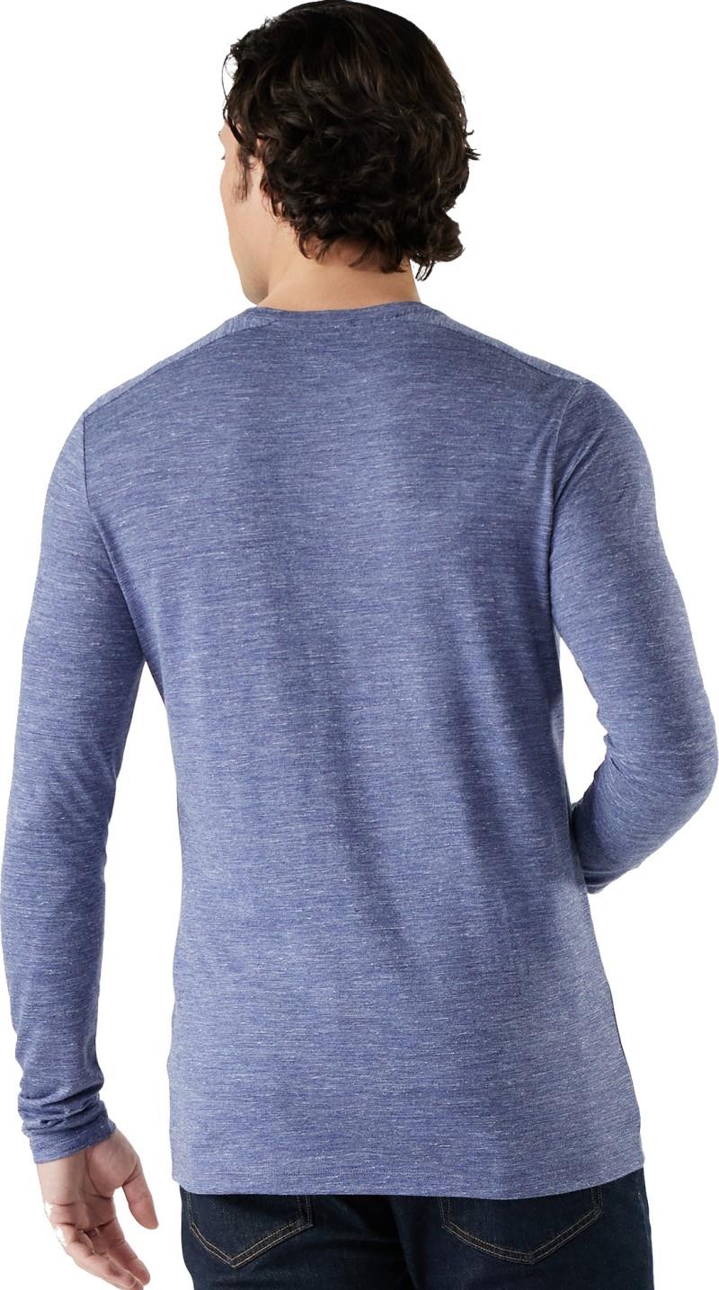 Merino Hemp Blend LS Crew - Mens - nightfall blue heather 1