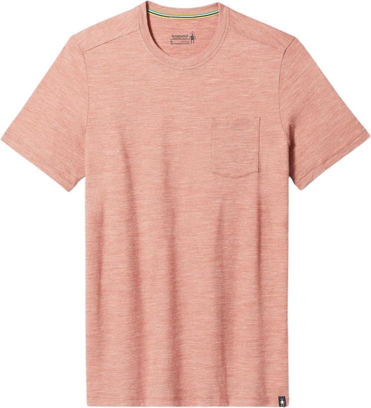 Merino Hemp Blend Pocket Tee - Mens - Copper Heather 1