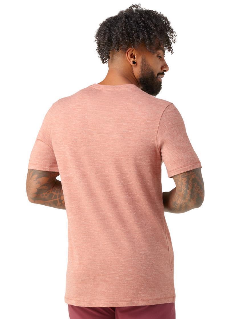 Merino Hemp Blend Pocket Tee - Mens - Copper Heather 3