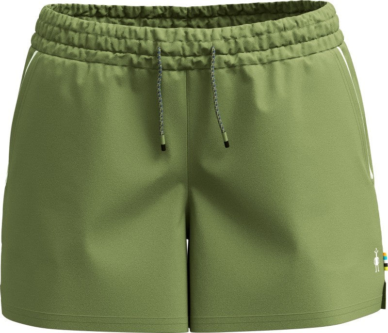 Merino Hike Shorts, 4" Inseam - Womens - fern green 1