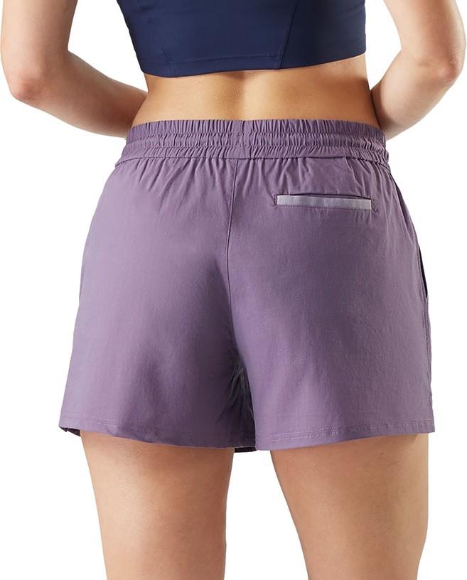 Merino Hike Shorts, 4" Inseam - Womens - purple storm 1