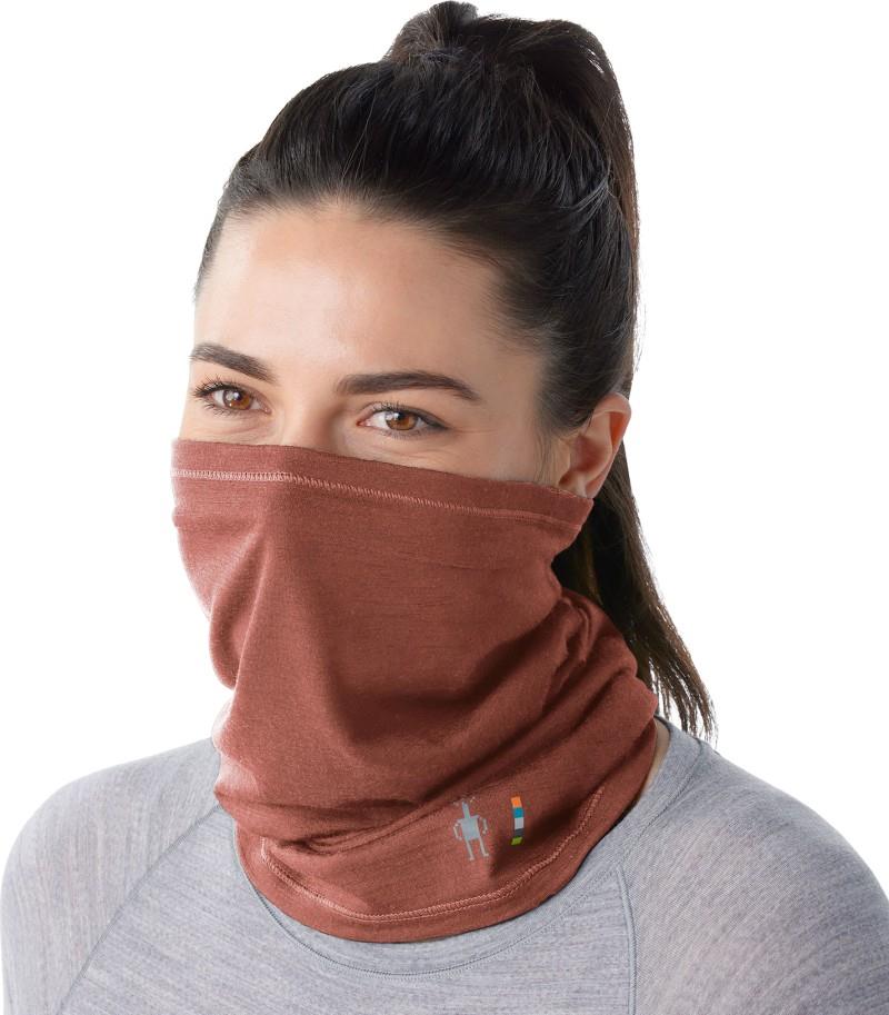 Merino Neck Gaiter - burnt sienna 1