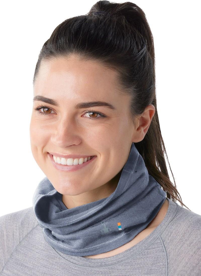 Merino Neck Gaiter - nightfall blue 1