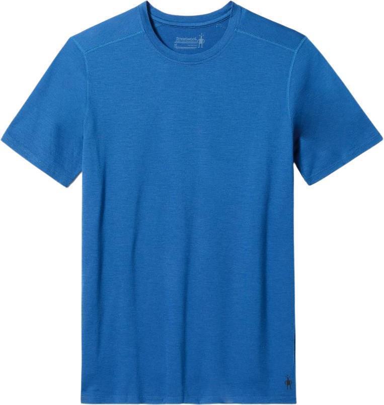 Merino Plant-Based Dye SS Tee - Mens - Indigo Blue 1