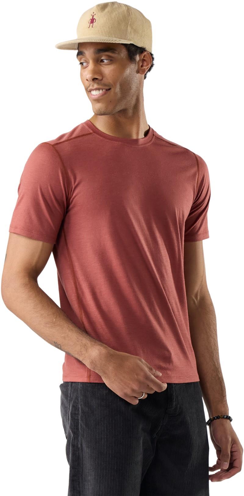 Merino SS Tee - Womens - burnt sienna 1