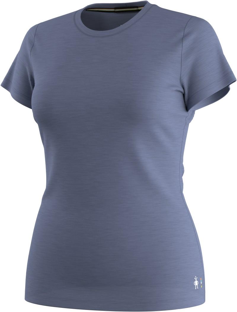 Merino SS Tee - Womens - purple storm 1