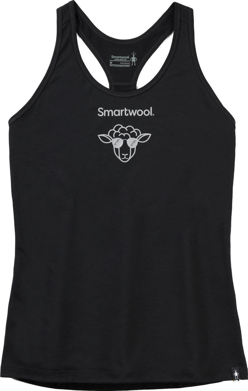 Merino Sport 150 Aviator Sheep Graphic Tank - Womens - black 1