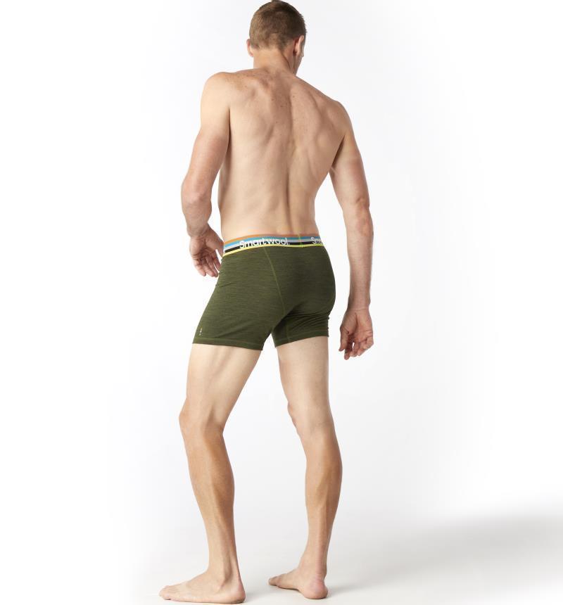 Merino Sport (150) Boxer Brief - Mens - moss green heather 1