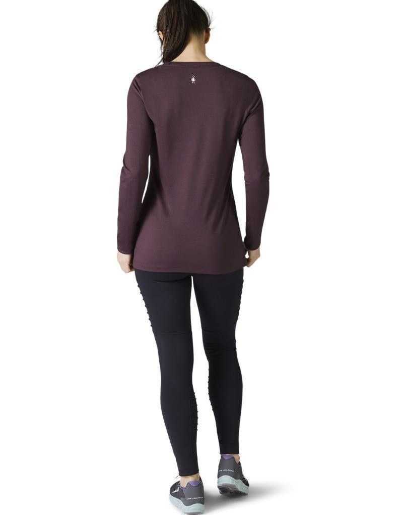 Merino Sport 150 Chair Lift LS Graphic Tee - Womens - Woodsmoke 3