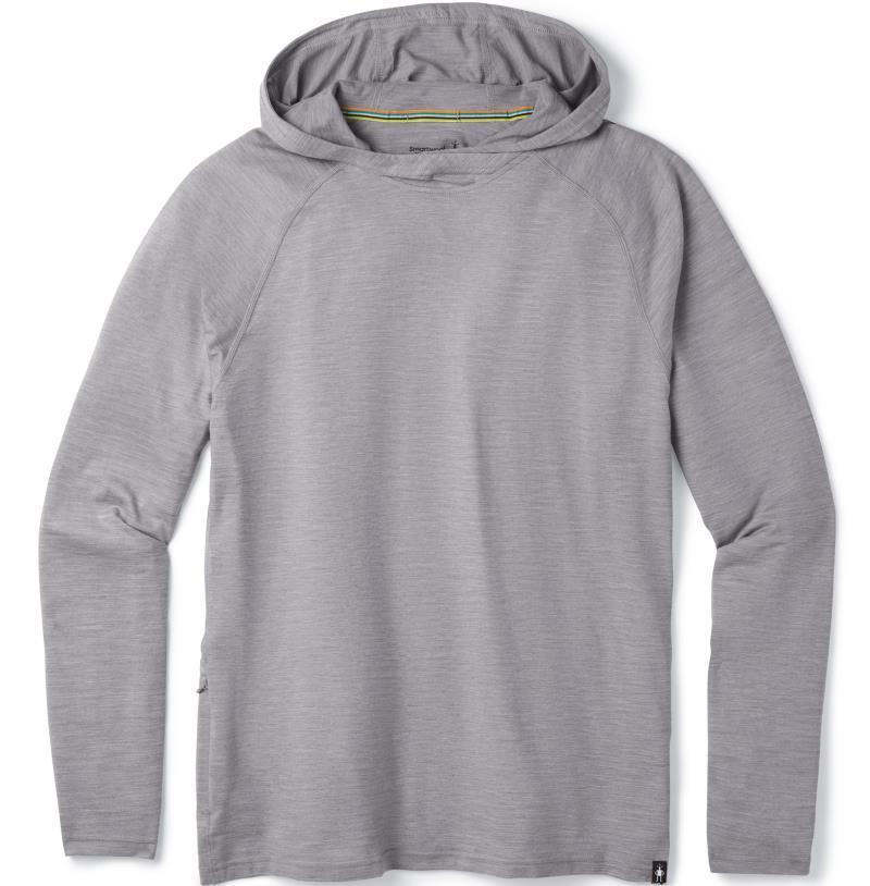 Merino Sport 150 Hoodie - Mens - light gray heather 1